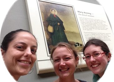 3/4 of Team TrowelBlazers meet up!