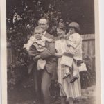 Percy and Annie Ure with their children, Bill and Jean. Image courtesy of the Ure Family Archives, with thanks to Bonnie Ure.