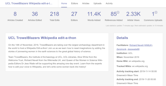 STELLAR achievements here for Team #TBWiki2019